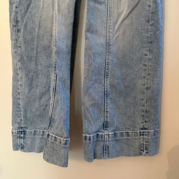 GAP High-Rise Stride Ankle Wide Leg Jeans Spring 2025 - size 25 - Picture 4 of 5